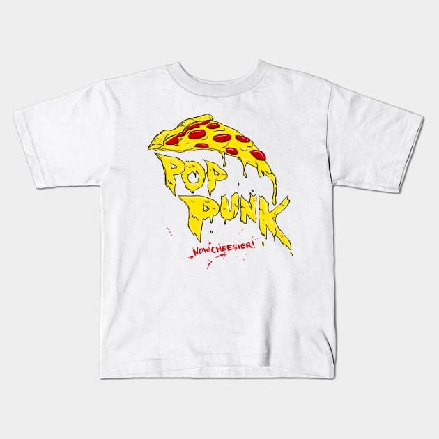 Pop Punk Pizza Kids T-Shirt by BRed_BT